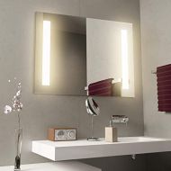 GetInLight LED Wall Mounted Lighted Vanity Mirror, 3000K(Soft White), ETL Listed, Damp Location Rated, IN-0405-2-24-30-3K