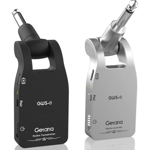  Getaria Wireless Guitar System 2.4G Rechargeable Transmitter Receiver for Electric Guitar Bass