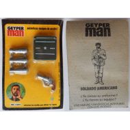 Getyousomeofthat Price reduced 20% Vintage Geyperman (Spain), Soldado Americano American Soldier Equipment Card for GIJOE, Action Man, Geyper Man