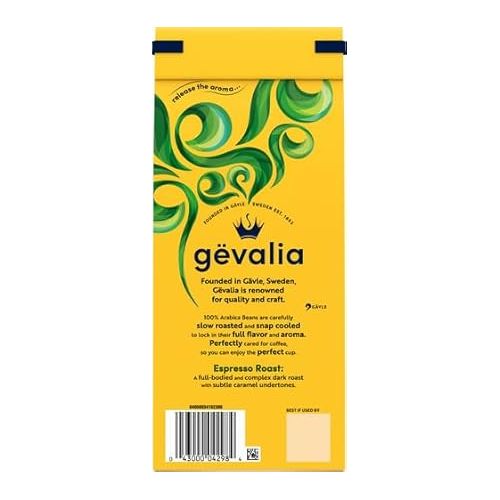  Gevalia Espresso Dark Roast Ground Coffee (12 oz Bag)