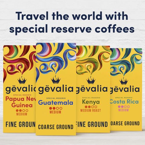  Gevalia Special Reserve Guatemala Coarse Medium Roast Ground Coffee (10 oz Bag)