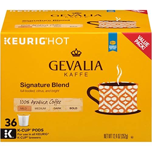  Gevalia, Signature Blend Coffee K-Cup Pods, 36 Count(Pack of 4)