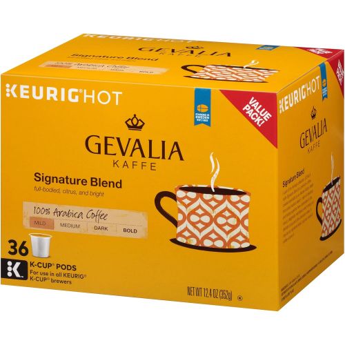  Gevalia, Signature Blend Coffee K-Cup Pods, 36 Count(Pack of 4)