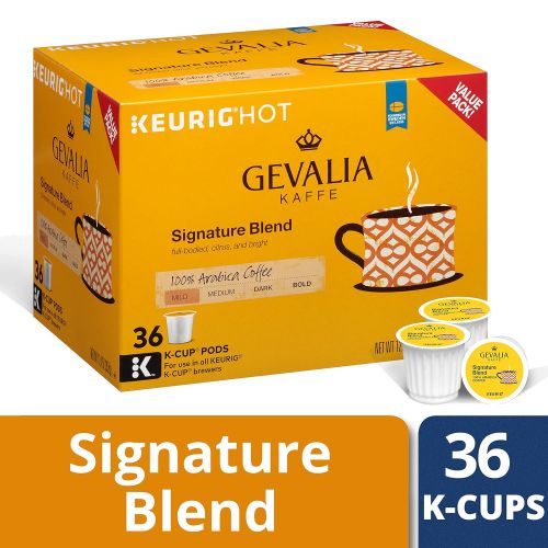  Gevalia, Signature Blend Coffee K-Cup Pods, 36 Count(Pack of 4)