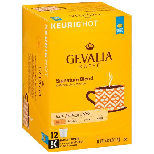  Gevalia Mild Signature Blend Keurig K Cup Coffee Pods (72 Count, 6 Packs of 12)