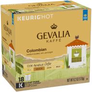 Gevalia Colombia Blend Coffee, Medium Roast, K-Cup Pods, 18 Count (Pack Of 4)