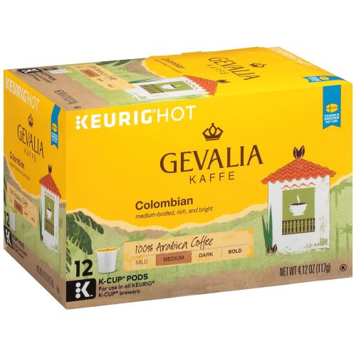 Gevalia Colombian Coffee K-Cup Pods, 72 Count (6 Packs of 12)