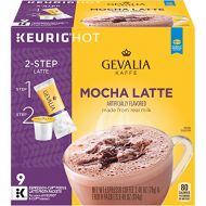 Gevalia Mocha Latte K-Cup Pods with Froth Packets, 36 Count (4 Packs of 9)