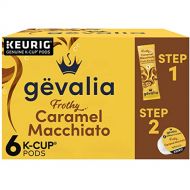 Gevalia Coffee Pods Gevalia 2-Step Caramel Macchiato K-Cup Espresso Pods and Froth Packets; 6 count(pack of 6)