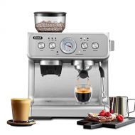 Gevi Espresso Machine & Coffee Maker - 20Bar Semi Automatic Espresso Machine With Grinder & Steam Wand ? All in One Espresso Maker & Latte Machine for Home PID Active Temperature C