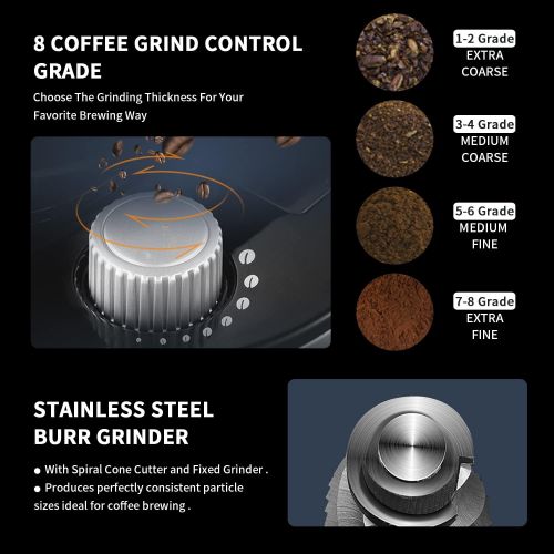  [아마존베스트]Gevi Electric Coffee Grinder Stainless Steel Blade Grinder for Coffee Espresso Latte Mochas, Noiseless Operation