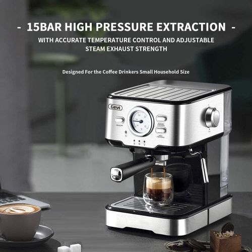  [아마존베스트]Barsetto Coffee Grinder Electric, Gevi 150W Spice Grinder with Stainless Steel Blade & Bowl, One-Touch Control Coffee Bean Grinder for Nuts, Sugar, Grains, Clear Lid, 50g/8 Cups, Black