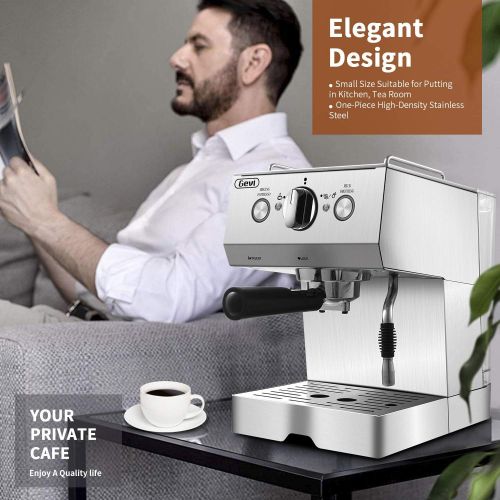  [아마존베스트]Gevi 10-Cup Coffee Maker with Reusable Filter, Warming Plate and Glass Carafe for Home and Office, Black