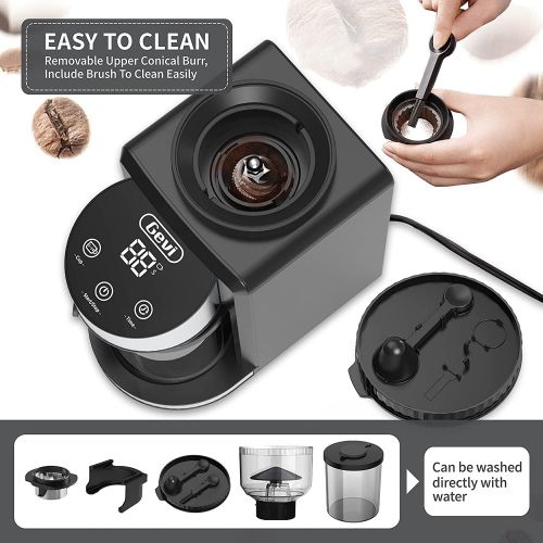  [아마존베스트]Precision Manual Coffee Bean Grinder By Homiry: Best Portable, Easily Adjustable, Canister Ceramic Burr, Spice and Herbs, Hand Crank Mill-Made Of Stainless Steel-Free Pouch Bag, Cl