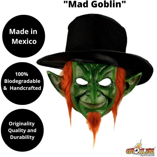  할로윈 용품Ghoulish Masks Mad Goblin Adult Mask