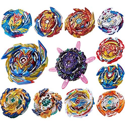  [아마존베스트]GiGimelon 12-Piece Gyros Pack, Battling Top Battle Burst High Performance Set, Party School Birthday Gift Idea Toys for Boys Kids Children