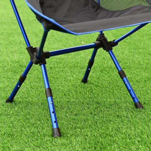 자이언텍스 Giantex Aluminum Hiking Camping Chair Fishing Seat Stool Outdoor Folding Portable w/Bag캠핑 의자