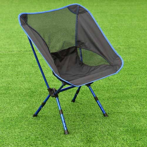 자이언텍스 Giantex Aluminum Hiking Camping Chair Fishing Seat Stool Outdoor Folding Portable w/Bag캠핑 의자