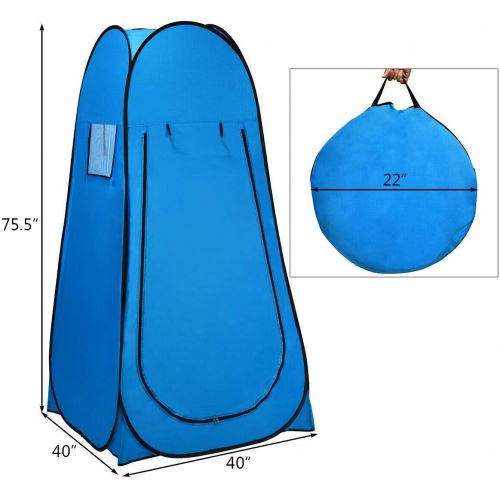 자이언텍스 Giantex Pop Up Shower Tent Portable Camping Tent for Dressing, Toilet, Changing Room, Outdoor Privacy Shelter