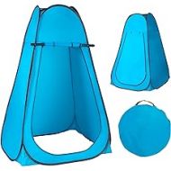 Giantex Pop-up Privacy Tent, Outdoor Shower Tent Changing Room w/Carry Bag, Portable Camp Toilet, Rain Shelter for Camping & Beach, Extra Large