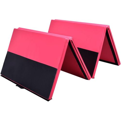 자이언텍스 Giantex Gymnastics Mat Thick Folding Panel Gym Fitness Exercise Mat