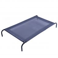 Giantex Elevated Pet Bed for Large Dogs Cot Indoor Outdoor Camping Steel Frame Mat