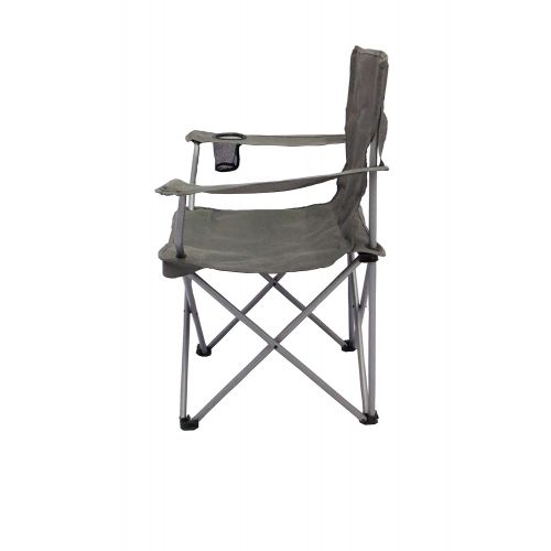 자이언텍스 Giantex Ozark Trail Classic Folding Camp Chairs, Set of 4 Bundle with Ozark Trail High-Tension Travel Table