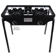Giantex Double Two Burner Stove Heavy Duty Outdoor Stand Portable BBQ Grill Camping