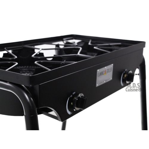 자이언텍스 Giantex Double Two Burner Stove Heavy Duty Outdoor Stand Portable BBQ Grill Camping