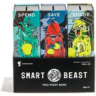 [아마존베스트]Giantsuper Smart Beast Trio Piggy Bank: 3-in-1 Money-Wise Educational Piggy Bank …