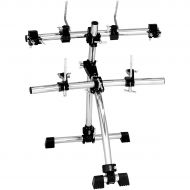 Gibraltar},description:Gibraltars updated Road Series Stealth E-Rack features unique all chrome design has two horizontal mounting bars for mounting electronic drum pads, cymbal pa