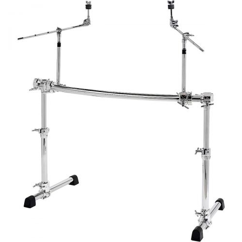  Gibraltar},description:The Chrome Series Height Adjustable Rack is a 2-post, height adjustable, curved rack with a 46 in. curved cross bar and two cymbal boom arms. It utilizes 14