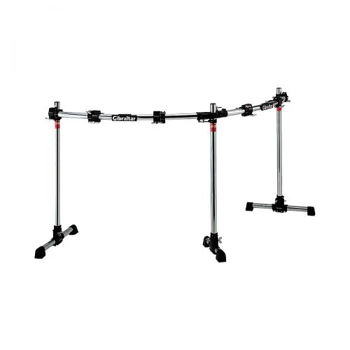  Gibraltar},description:The Gibraltar GRS-850DBL Curved Double Bass Drum Rack will accommodate as many as 6 toms and 8 cymbals. Makes a great single-braced rack and side extension.