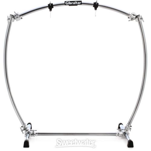  Gibraltar GCSCG-L Large Curved Gong Stand - Chrome