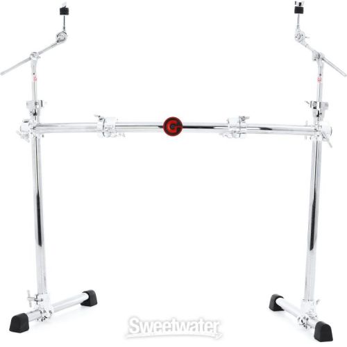  Gibraltar GCS302C Chrome Series Curved Rack with 2 Cymbal Boom Arms