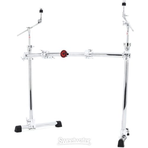  Gibraltar GCS302C Chrome Series Curved Rack with 2 Cymbal Boom Arms