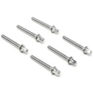 Gibraltar SC-4C 1-5/8 inch / 42mm Tension Rods with Washers (6-pack)