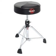 Gibraltar 9608RQPGB Round Quarter Panel Two Tone Drum Throne, GreyBlack