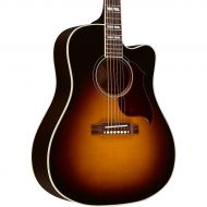 Gibson},description:This Hummingbird Pro Cutaway Acoustic-Electric is a dreadnought style guitar that features a Sitka spruce top, mahogany back, sides and neck, and a rosewood fin