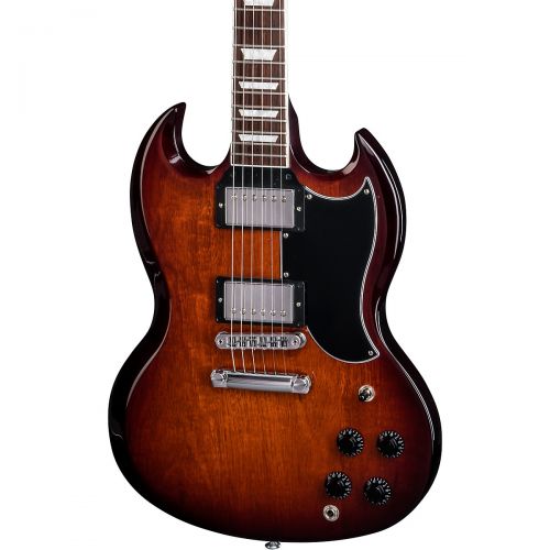  Gibson SG Standard 2018 Electric Guitar Ebony 5-ply Black Pickguard