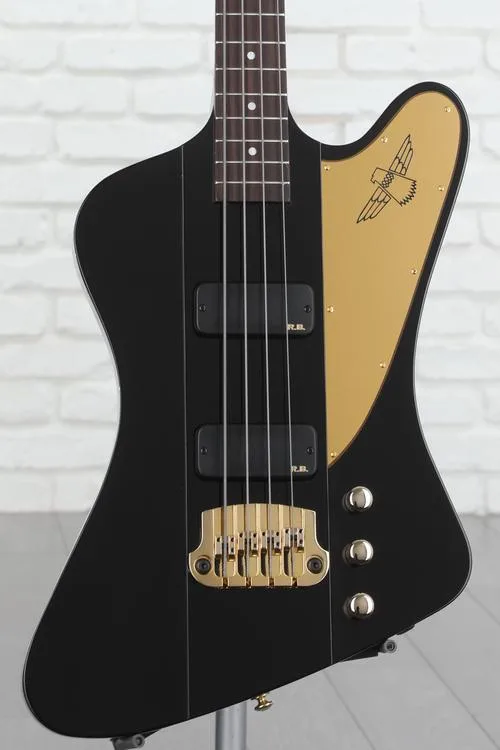 Gibson Rex Brown Signature Thunderbird Electric Bass Guitar - Ebony Demo