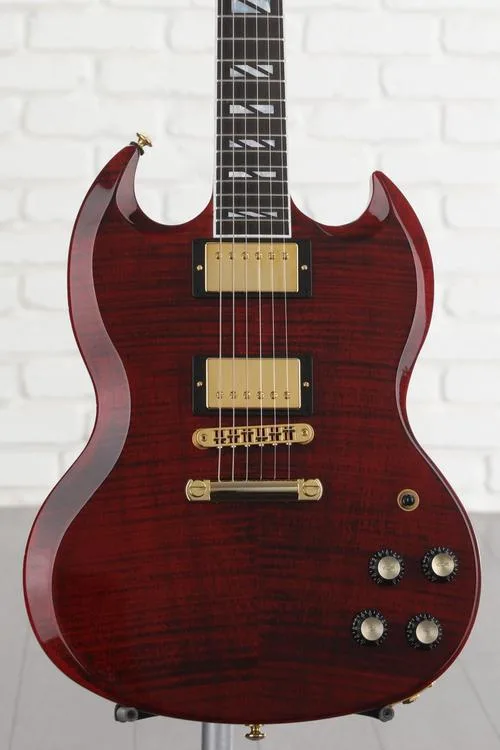 Gibson SG Supreme Electric Guitar - Wine Red Demo