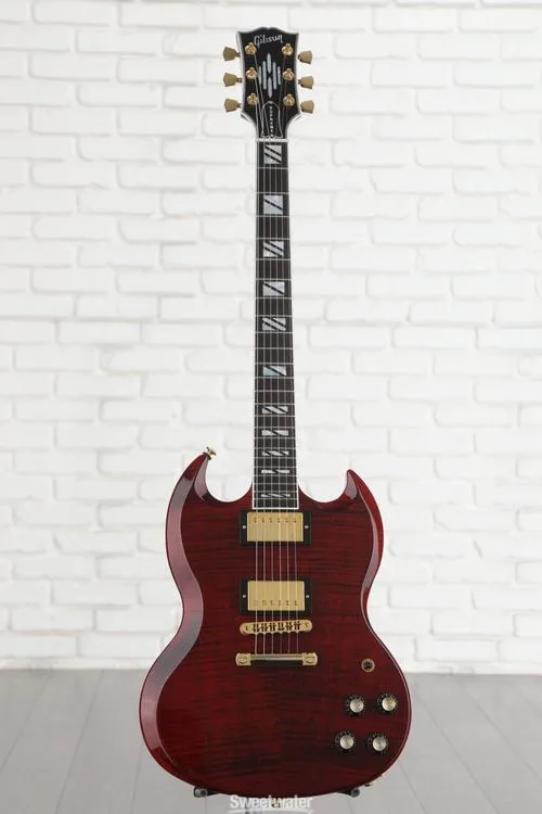  Gibson SG Supreme Electric Guitar - Wine Red Demo