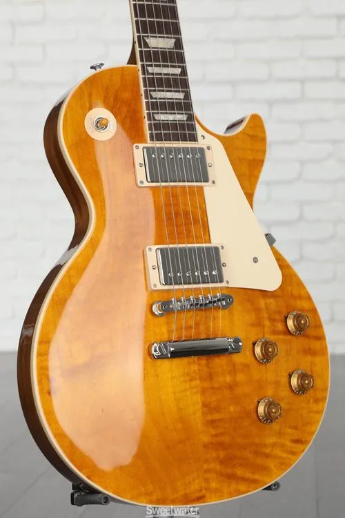  Gibson Les Paul Standard '50s Figured Top Electric Guitar - Honey Amber