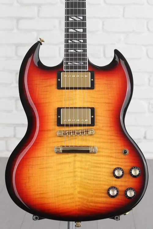 Gibson SG Supreme Electric Guitar - Fireburst Demo