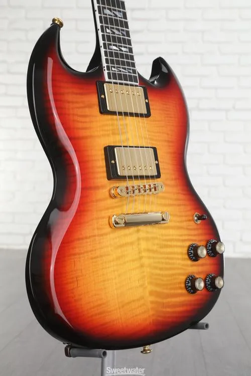  Gibson SG Supreme Electric Guitar - Fireburst Demo