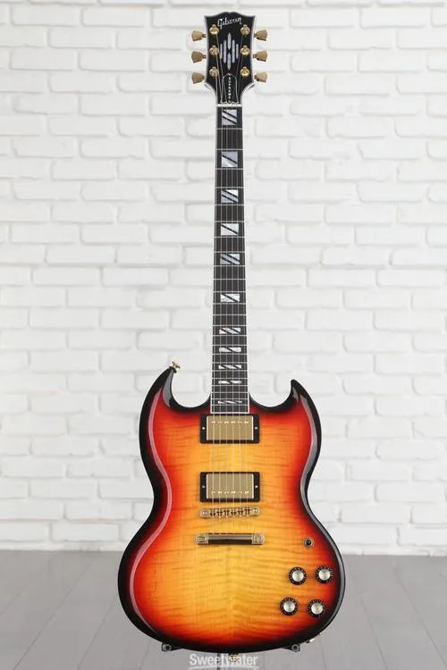  Gibson SG Supreme Electric Guitar - Fireburst Demo