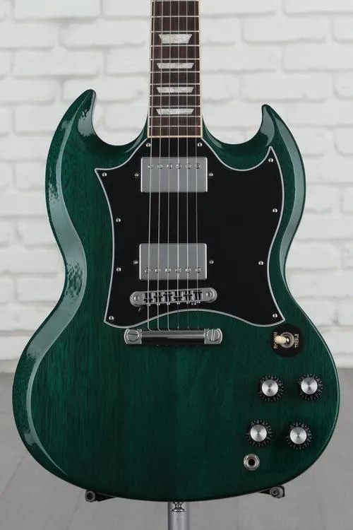 Gibson SG Standard Electric Guitar - Transparent Teal Demo