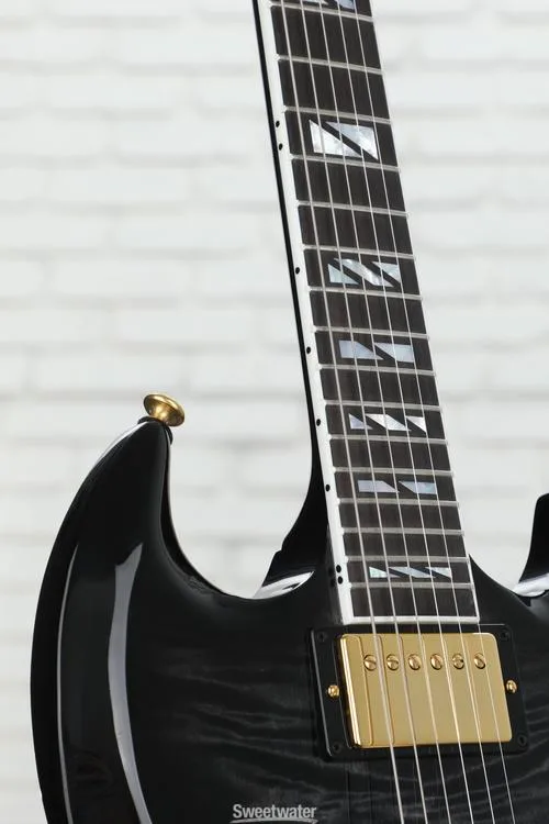  Gibson SG Supreme Electric Guitar - Translucent Ebony Demo