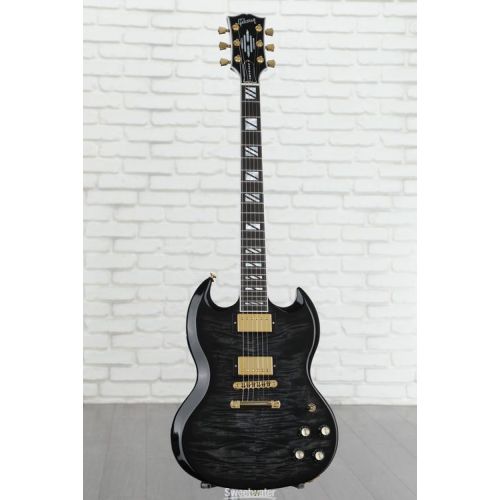  Gibson SG Supreme Electric Guitar - Translucent Ebony Demo